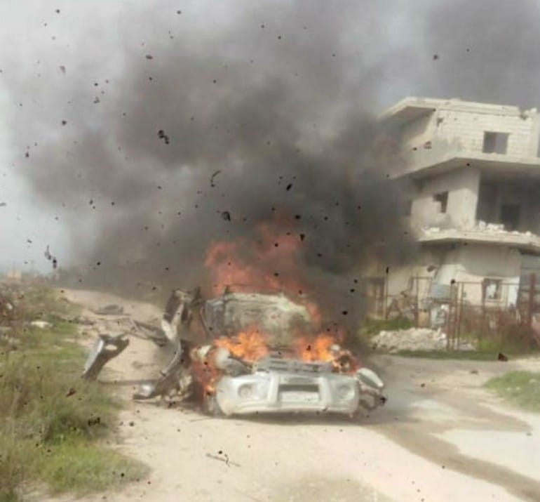 Pasukan Assad Serang Kendaraan Warga Sipil Dengan Rudal, 4 Orang Tewas 2 Anak Terluka